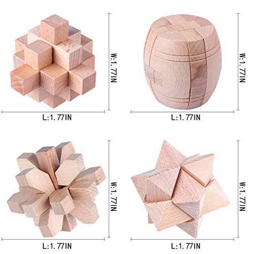 Cudny Brain Teaser Puzzles 3D Unlock Interlock Assorted thumb #3