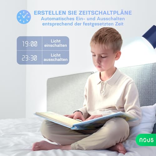 NOUS GU10 RGB LED Lampe, WLAN Glühbirne Alexa, Smart Light Bulb, App gesteuertes Licht, Glühbirne Farbwechsel, LED Glühbirne dimmbar, Smart Life/Tuya App, 2.4GHz WiFi – Bild 6