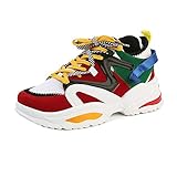 ☆[Wide Use]; Sportschuhe für Frauen eignen sich für viele Gelegenheiten wie Gehen, Laufen, Training, Joggen, Reisen, Bootfahren, Radfahren, Joggen, Garten, Rasen. Alltägliche Schuhe, die Ihrem Leben mehr Spaß machen können