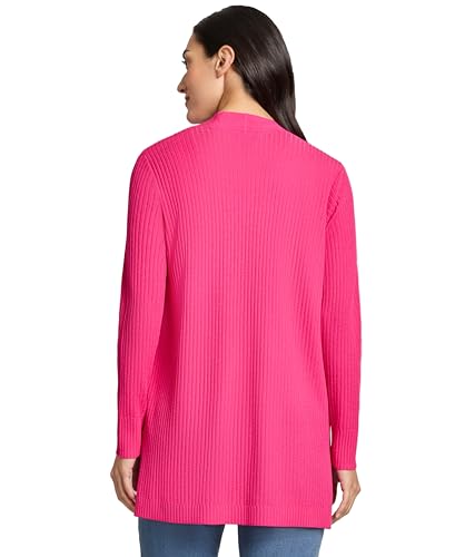 Image of Jones New York Women's Long Sleeve Cardigan with Side Slits