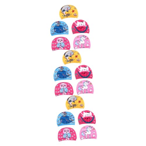 Bonnet de natation élastique qui ne tire pas les cheveux des garçons et filles