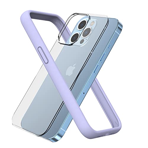 Coque iPhone 13 Pro Max violette anti-dérapante protection arrière surélevée