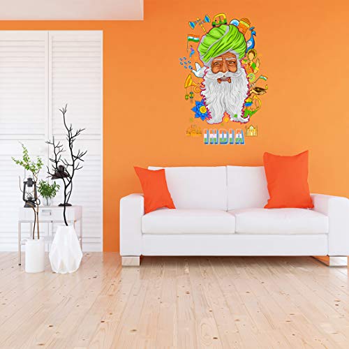Image of Rangoli Vinyl Wall Sticker Self-Adhesive Wall Decor for Home, Office, Bedroom, and Living Room Decor Easy to Apply & Peel. Parent 5, Design-7