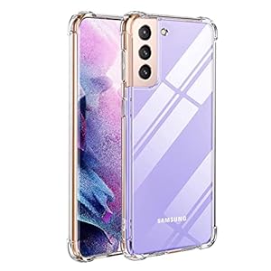KIOMY Samsung Galaxy S21 Plus Case Crystal Clear Shockproof Bumper Protective Cell Phone Back Covers for Samsung S21…
