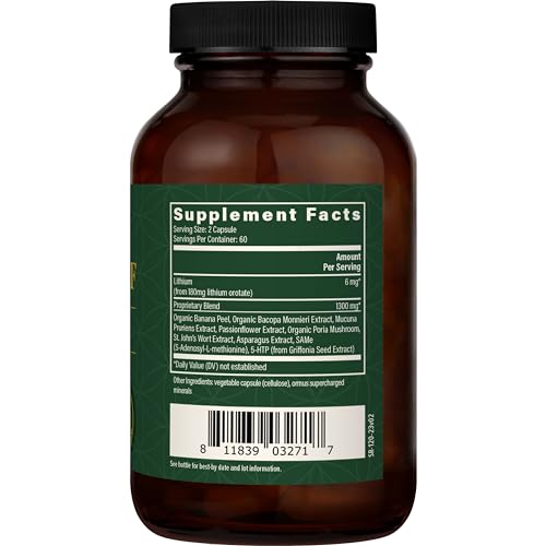 Global Healing Center - Stress Relief Supplement with Lithium Orotate - Advanced Calm Support Helps Ease Stress and Improve Function - Lithium Supplements - (120 Capsules) - Image 4