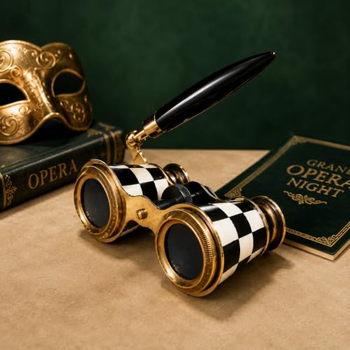 Binoculares Opera Glasses 2.5X Compactos con Asa miniatura 6
