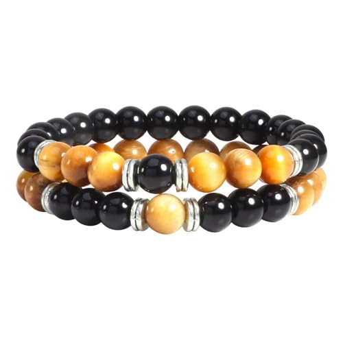 Bracelet en améthyste naturelle élastique 17 cm pour le quotidien