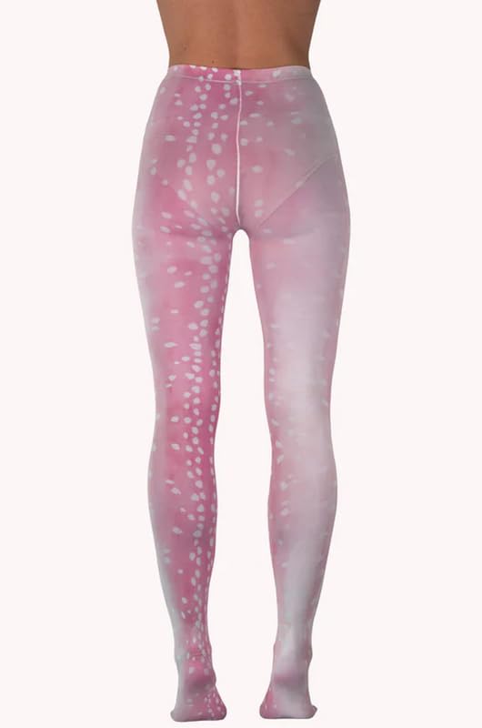 Image of Vintage 60s Printed Funky Tights for Women Y2K Tie Dye Mesh Pantyhose Skinny Body Shaping Leggings Streetwear