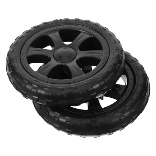 DECOMELODY 2 Stück Ersatzrollen für Klappbaren Einkaufstrolley Stabile und Leicht