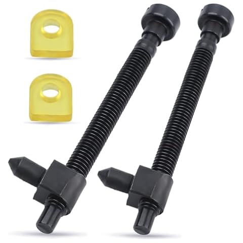 HAISHINE Pack of 2 Chain Adjuster Tensioner Screw for Husqvarna 42 44 50 51 55 Rancher 234 238 242 246 133 444 Chainsaw 501537101, 501 54 63 01 Cover