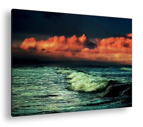 Magnifique côte au crépuscule grand format pour sublimer la décoration de votre salon moderne