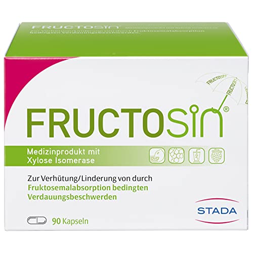 FRUCTOsin STADA - Medizinprodukt bei Fructosemalabsorption - zur Linderung von durch Fruktosemalabsorption bedingten Verdauungsbeschwerden - 1 x 90 Kapseln
