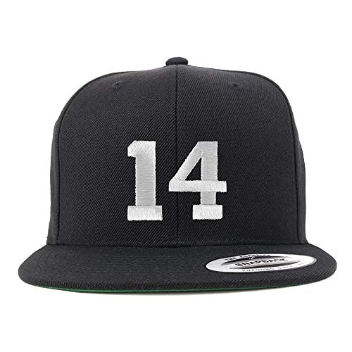 Gorra Snapback Blanca con Bordado Numérico miniatura 1