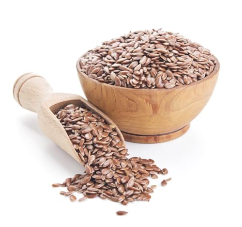Image of Earthy Eats Flax Seeds 1000g - Alsi Seeds | Flax Seeds for Hair Growth | Raw Seeds for Eating | Source of Iron & Dietary Fibre | Rich in Protein (Pack of 1)