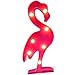 QiaoFei 3D Flamingo Nachtlicht, LED Flamingo geformte Dekor Licht für Weihnachten, Geburtstag, Kinder Geschenke, Wohnzimmer, Hochzeitsfeier Dekoration (Rosa)