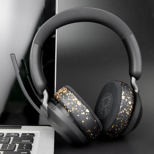 SOULWIT Cooling Gel Earpads Replacement for Jabra Evolve2 65 (Evolve 2 65MS 65UC MS UC)/Evolve2 40 (40UC 40MS USB)/Elite 45h On-Ear Wireless Headset - Image 2