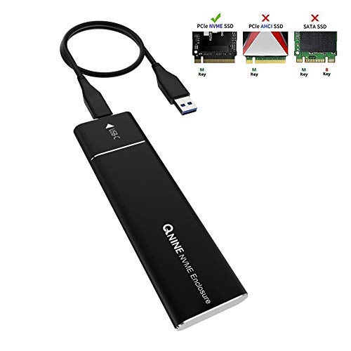 See full amazon price history chart for QNINE NVME Enclosure, M.2 PCIe SSD (M Key) to USB 3.0 External Case, Support Samsung 960 970 Evo Pro/WD Black NVME SSD and More QNINE NVME Enclosure, M.2 PCIe SSD (M Key) to USB 3.0 External Case, Support Samsung 960 970 Evo Pro/WD Black NVME SSD and More (B07NPFT91M) Amazon Price History, Amazon Price Tracker