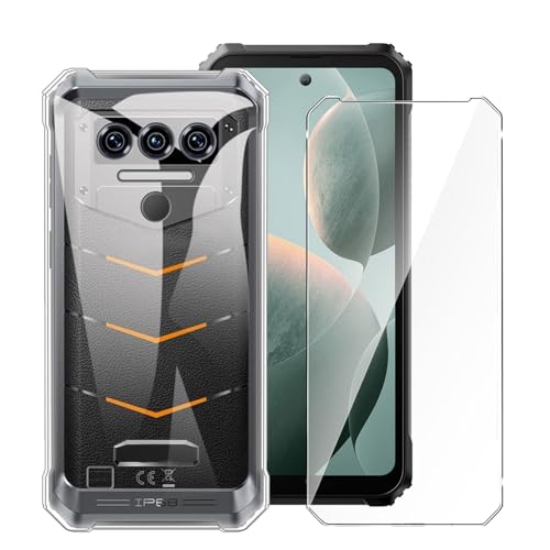 LYZXMY Case for Oukitel WP38 + 1 x Tempered Film Glass Screen Protector