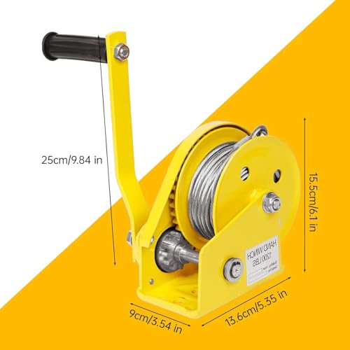 Herramienta manual de cabrestante autolock para aire miniatura 6