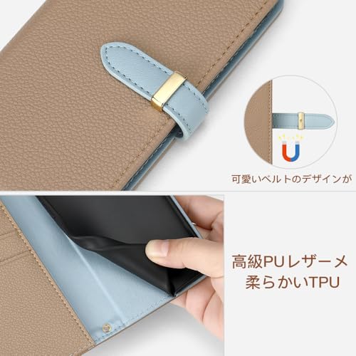 MAGICASE For Google Pixel 9a ケース 手帳型 人気 スマホケース Pixel 9a 携帯ケース グーグル ピクセル 9a ケース 手帳型 可愛い ストラップ付き 女性 カード収納 横置き機能 衝撃吸収 スタンド機 能付き 肌感レザー 細ベルトはスマグネット式 大人 着脱しやすい