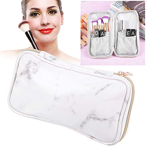 Travel Cosmetic Case,Zipper Makeup Brushes Bag,Marble Makeup Bag Storage Cosmetic Bag,Professional Multi functional Cosmetic Bag Handbag for Travel Home3
