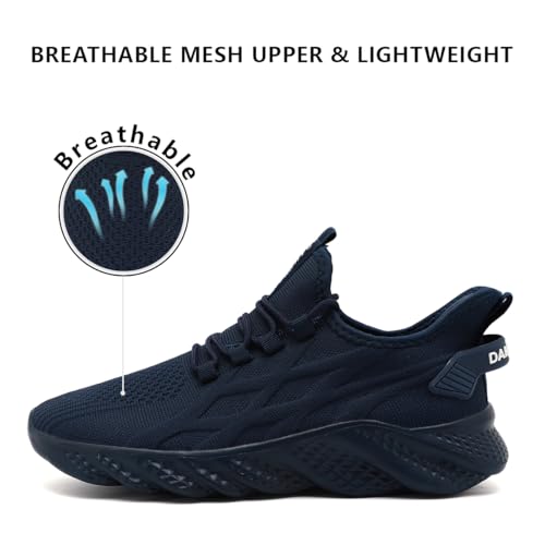 Image of Mens Slip On Walking Shoes Sneakers Running Shoes Trainers Athletic Gym Fitness Sport Shoes Non Slip Breathable Mesh Workout Fashion Breathable Comfortable