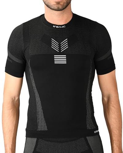 T-Shirt Homme Seamless Iron-ic Coupe Slim Performance Léger Taille M