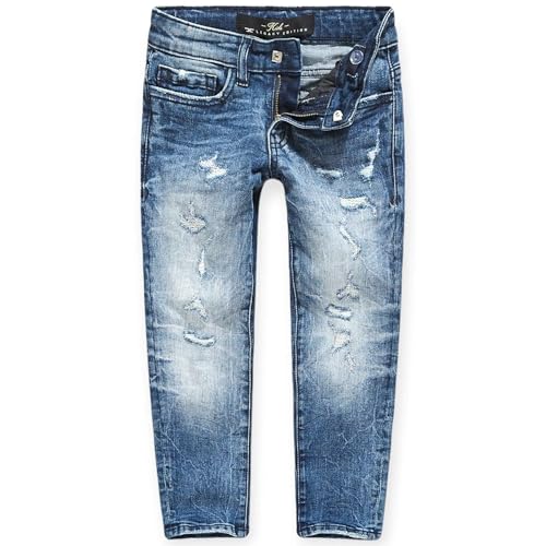 Kids Desperado Denim Small Rip Jeans (Deep Blue)