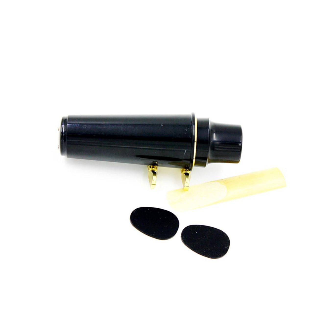 ibasenice Lot De 3 Accessoires Élégants Pour Bec De Saxophone Ligature En S Capuchons Et Dents Pour Saxophone