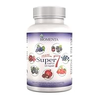 BIOMENTA Super7 – 120 hochdosierte Multifrucht Kapseln - Berry Mix mit OPC + Cranberry + Goji Berries + Aronia Beeren + Granatapfel + Acai + Heidelbeeren - vegan - Premiumqualität