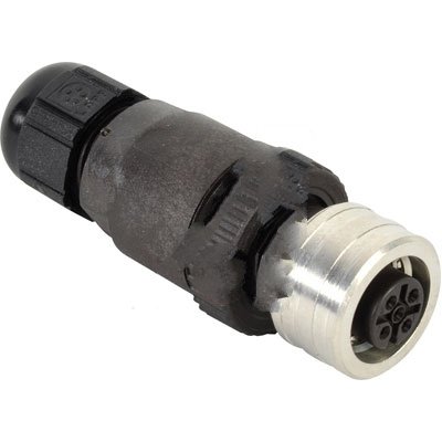 Molex Woodhead/Brad 120085-0011, Ultra-Lock; M12; Field Attachable; 4P; Straight Female; PG7; WA4000-31