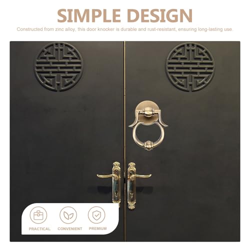 Aldaba para manija de puerta principal para fachadas e interiores 4