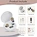 Rechargeable Hearing Aids for Seniors with Hearing Loss,Digital Hearing aid with Smart Noise Reduction chip,Clear Sound Quality and Comfortable Wearing,Battery level display,Super-Mini, Auto-On/Off