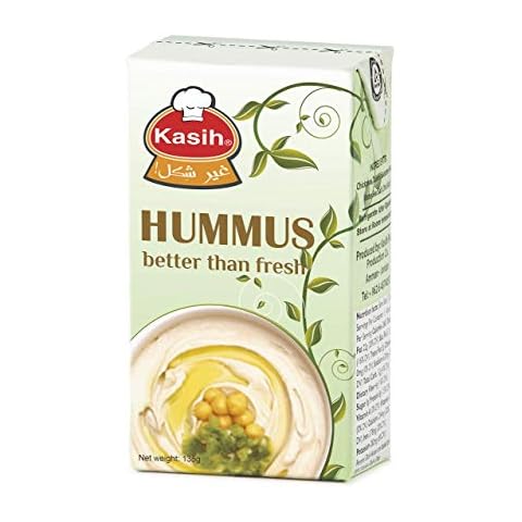 Kasih Hummus 135g (48er Pack) Vegane Kichererbsen & Tahini Dip Cover