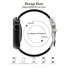 SEARME TREND Slim Leather Band Compatible with App... #3