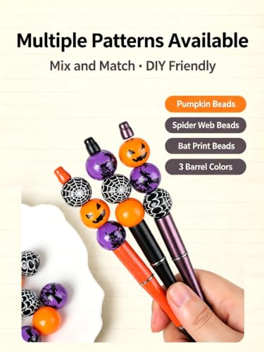 ChayWillow Halloween DIY Beadable Ballpoint Pen Set, 9Pcs - image 2