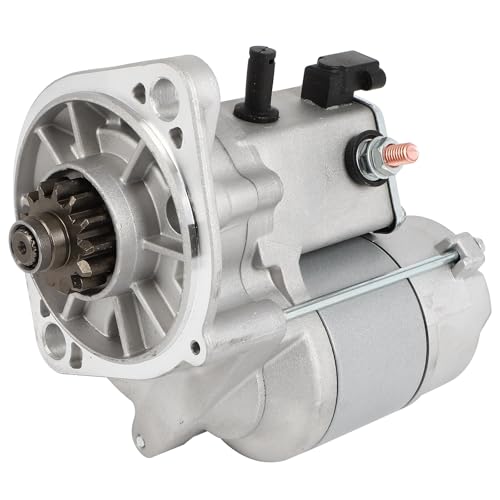 Image of SCITOO 18014 Engine Starter Motor Compatible for John Deere Tractor 1203 1505 1515 3120 3320 3520 Series, Fits All Yanmar 41.5HP Diesel Denso, Cub Cadet EX9200 EX3200 EX450 LX410 LX450 SX3100