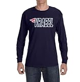 Tenacious Tops Long Sleeve Navy New England Mike Vrabel Logo T-Shirt Adult 2XL