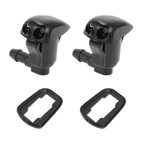 VekAuto 2 Pcs Boquilla De Lavaparabrisas Adecuado Para Alfa Romeo 156 97-06 ABS Boquillas De Rociado De Parabrisas Delanteras Chorro De Lavado De Parabrisas No.8538120070