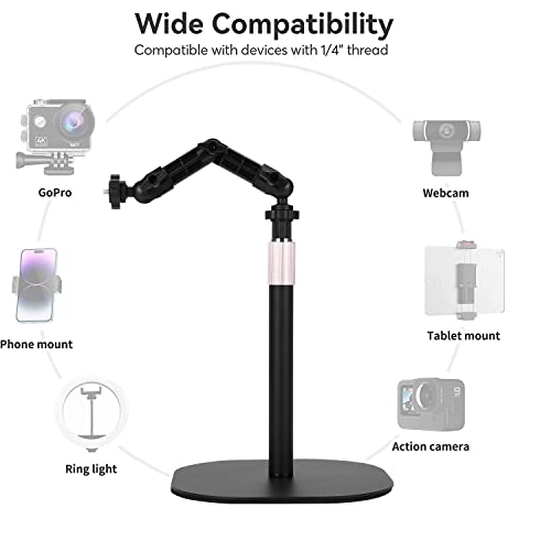 C920s Webcam Stand,Online Lesson Mount Holder for Logitech C920s C920 C930e C922x C930 C922 C615 C925e Brio - Acetaken - Image 7