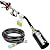 Weed Burner Propane Torch with Push Button Igniter - High Output 500,000 BTU, 6.5 ft Hose Outdoor Roofing Torch Kit for Wand Ice Snow Melter Weed Burner Roofing