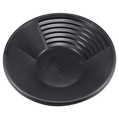 Nullnet Pan de oro de plástico para oro, Nugget Mining Drredging Prospecting Gold Pan Basin...