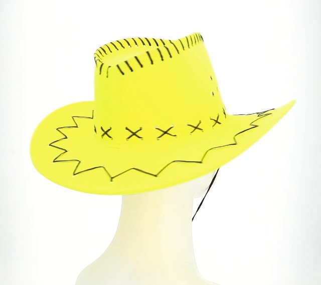 Sombrero Vaquero UV Savanne De Boland – Unisex, Ajustable Hasta 58 Cm, Ideal Para Fiestas Neón Y Disfraces Western (Pack 1)