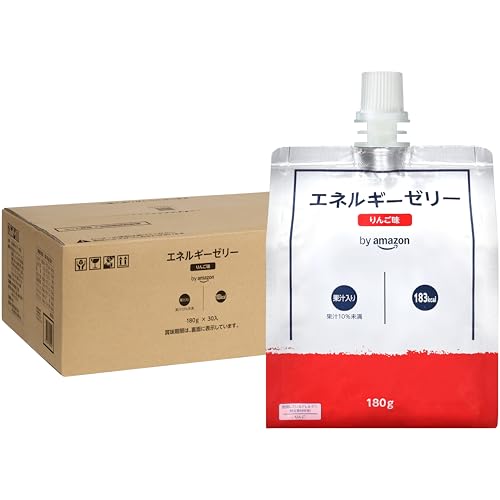 by Amazon エネルギーゼリー りんご味 180g x 30個