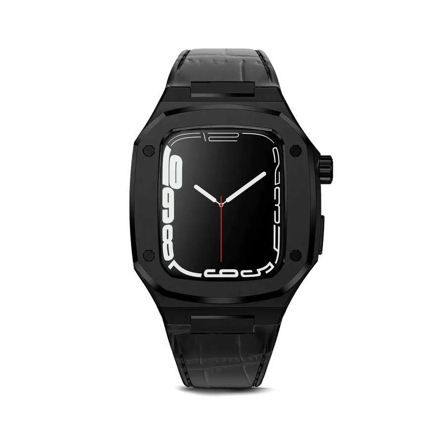 Zore ​​​Apple İle Uyumlu Watch 44mm KRD-67 Kordon Siyah