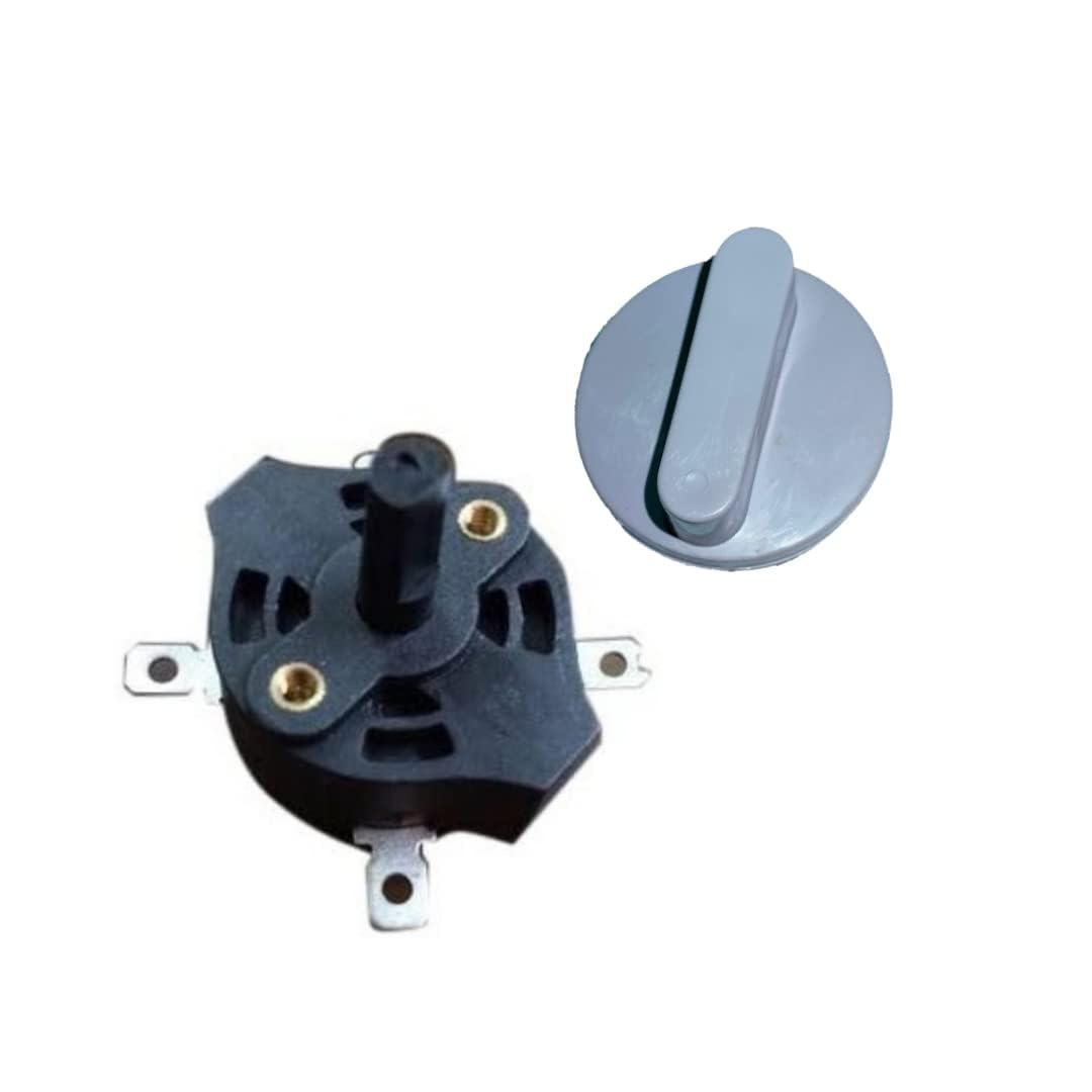 Premium 3 Speed Cooler Rotary Switch with Regulator – Replacement Three Way Speed Control Knob with Mounting Screws for Plastic Air Coolers, Home & Office Use (Multicolor)-image-0