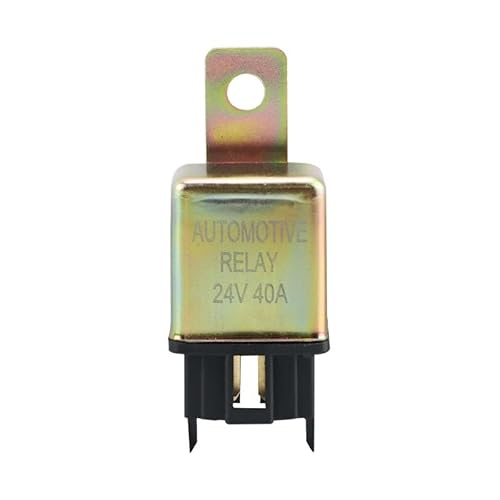 Relé de aire acondicionado for coche, 12V, con respaldo de hierro, ventilador de aire acondicionado, relé normalmente abierto de cuatro patas, 40A (Size : 12V)