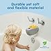 Dr. Brown’s CleanUp Dino-Soft Baby Bath Spout Cover, Soft and Safe on Tub Faucet, Toddler Bathtub Safety for Kids, BPA Free, Certified Plastic Neutral