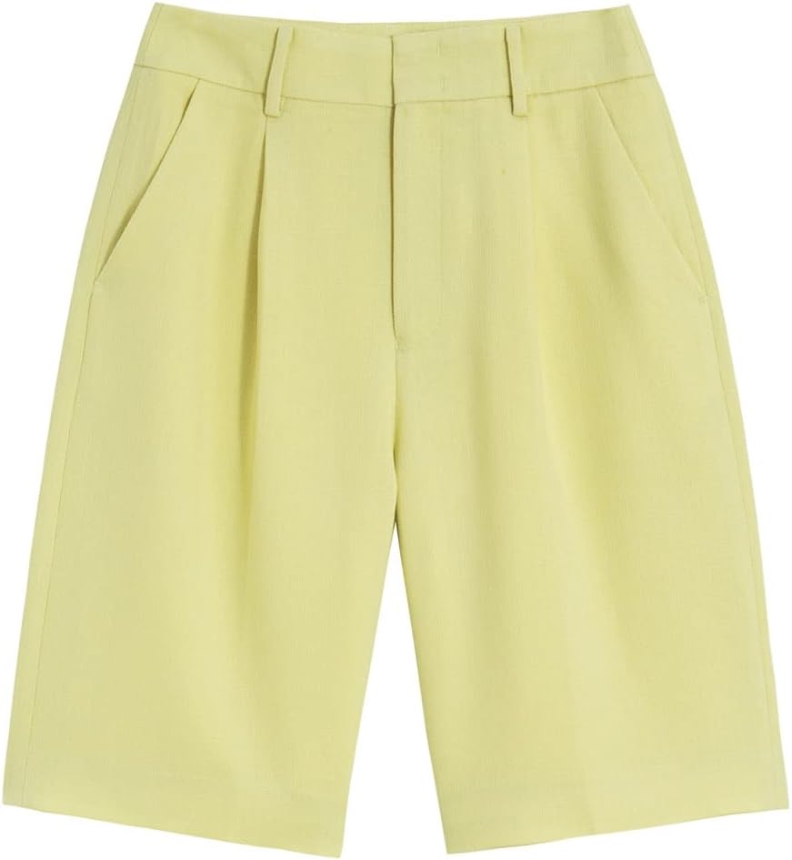 Solid Color Commuter Handsome Suit Casual Shorts Casual Suit Pants Women's Shorts