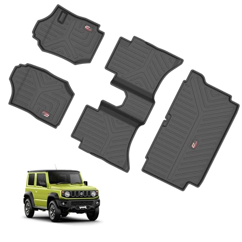 Image of GFX Car Floor Mat Black | Premium Non-Slip Dicky Mat Compatible with Jimny (Model - 2023) Onwards Manual | Full Coverage, Anti-Tear, All-Weather, Waterproof & Durable for Long-Lasting Protection